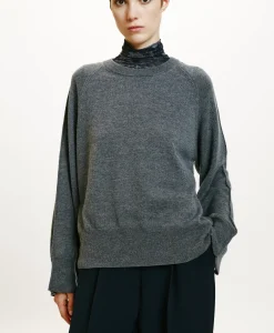 New TRICOT ODINO EN LAINE MÉRINOS CACHEMIRE - Femme Mailles
