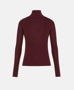 Best TRICOT TORA EN LAINE MÉRINOS - MOÛT DE RAISIN Femme Mailles
