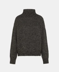 Hot TRICOT UMA MOULINÉ - GRIS CHARBON Femme Mailles