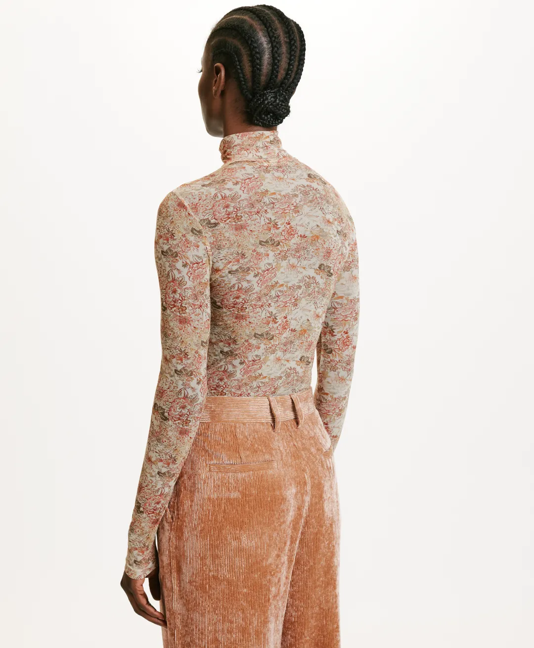 Sale T-SHIRT INE EN NYLON IMPRIMÉ - MULTICOLORE ROSE Femme Tops Et T-Shirts