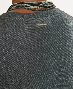 Sale TSHIRT IORA EN JERSEY LUREX - GRIS FONCÉ Femme Tops Et T-Shirts