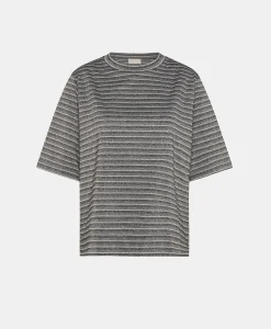 Hot TSHIRT IORA EN JERSEY LUREX - GRIS MULTICOLORE Femme Tops Et T-Shirts