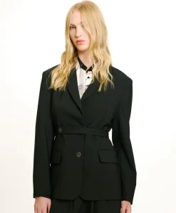Outlet VESTE REN EN LAINE FROIDE BISTRETCH - Femme Vestes