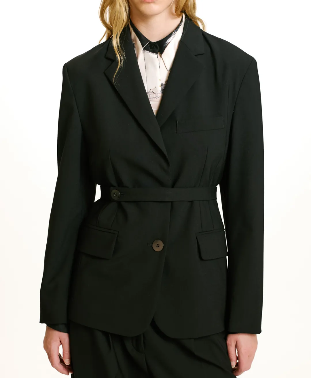 Outlet VESTE REN EN LAINE FROIDE BISTRETCH - Femme Vestes