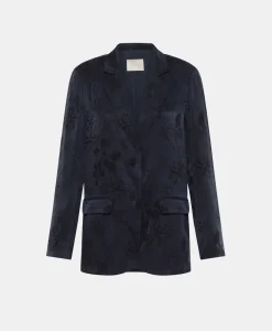Discount VESTE NAGOYA EN LYONCEL VISCOSE JACQUARD - Femme Vestes