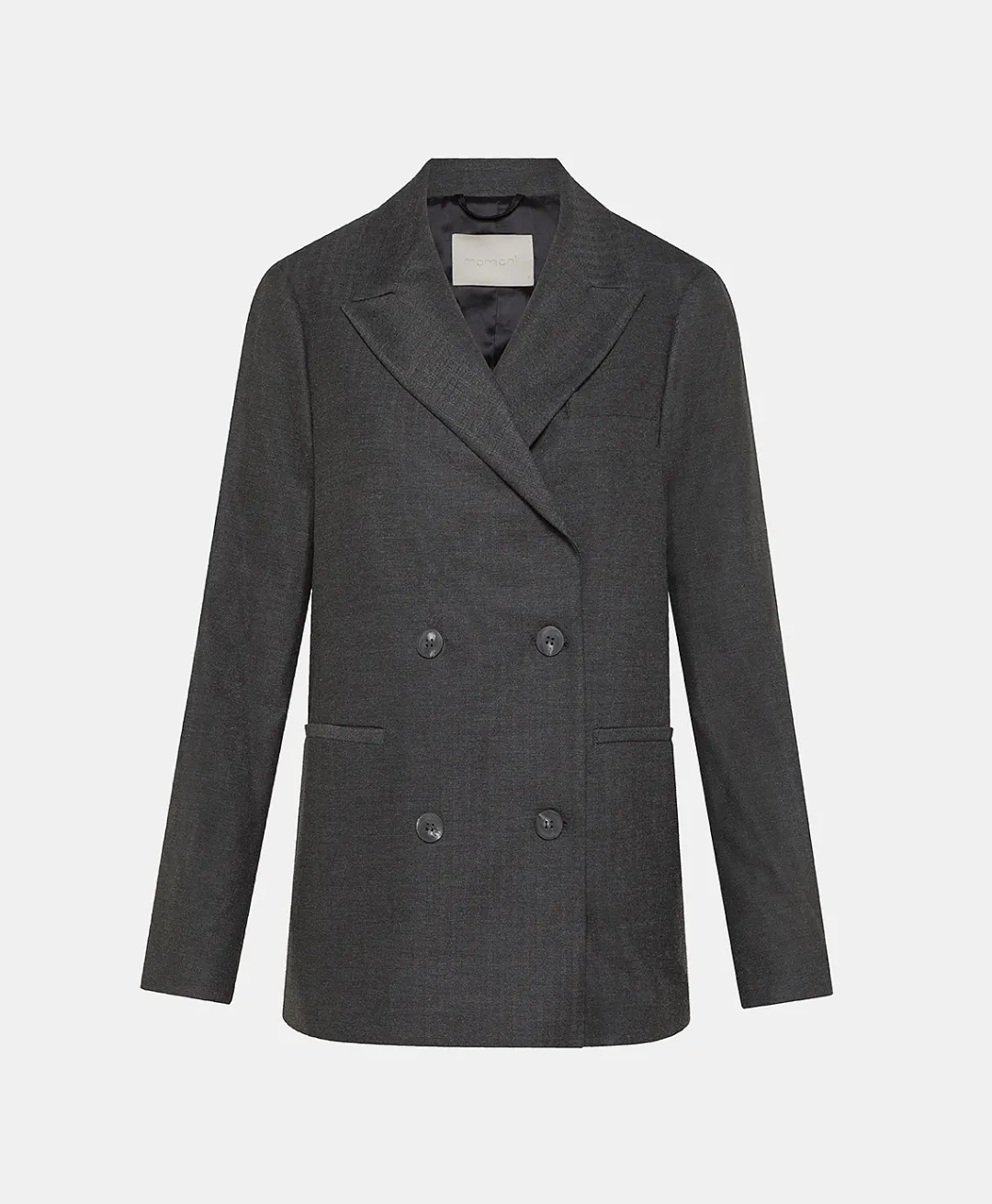 Online VESTE ROSEMARY EN CHEVRON VISCOSE LAINE STRETCH - GRIS CHARBON Femme Costumes