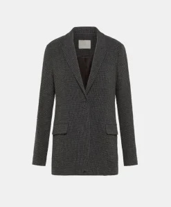 Outlet VESTE YUMI EN PIED-DE-POULE SEERSUCKER - Femme Vestes